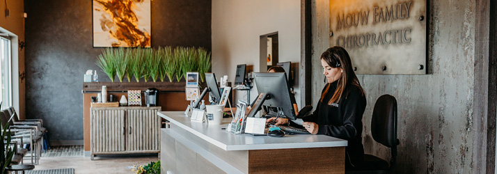 Chiropractic Council Bluffs IA Receptionist Desk Chiropractic Council Bluffs IA Receptionist Desk